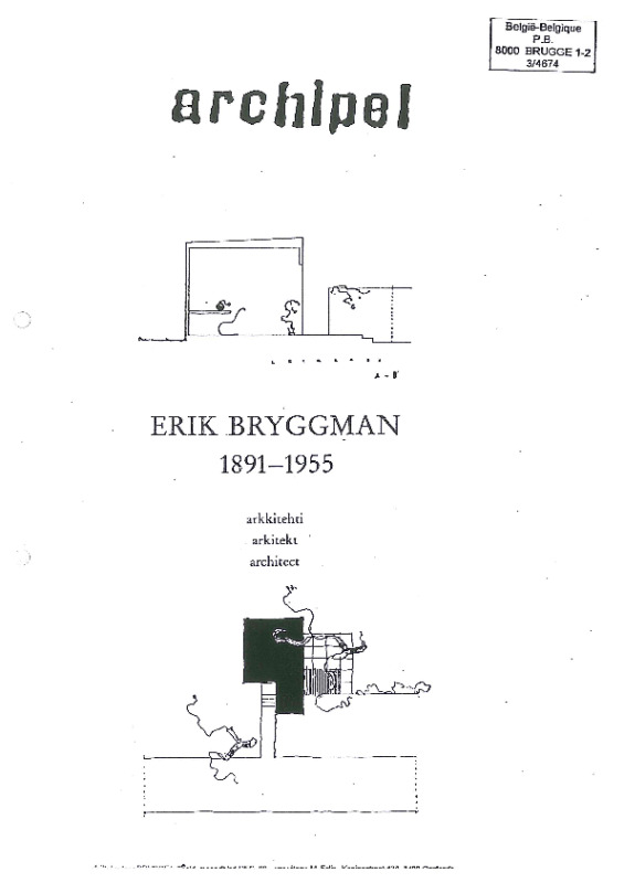 Erik Bryggman (1891-1955) | Archipel